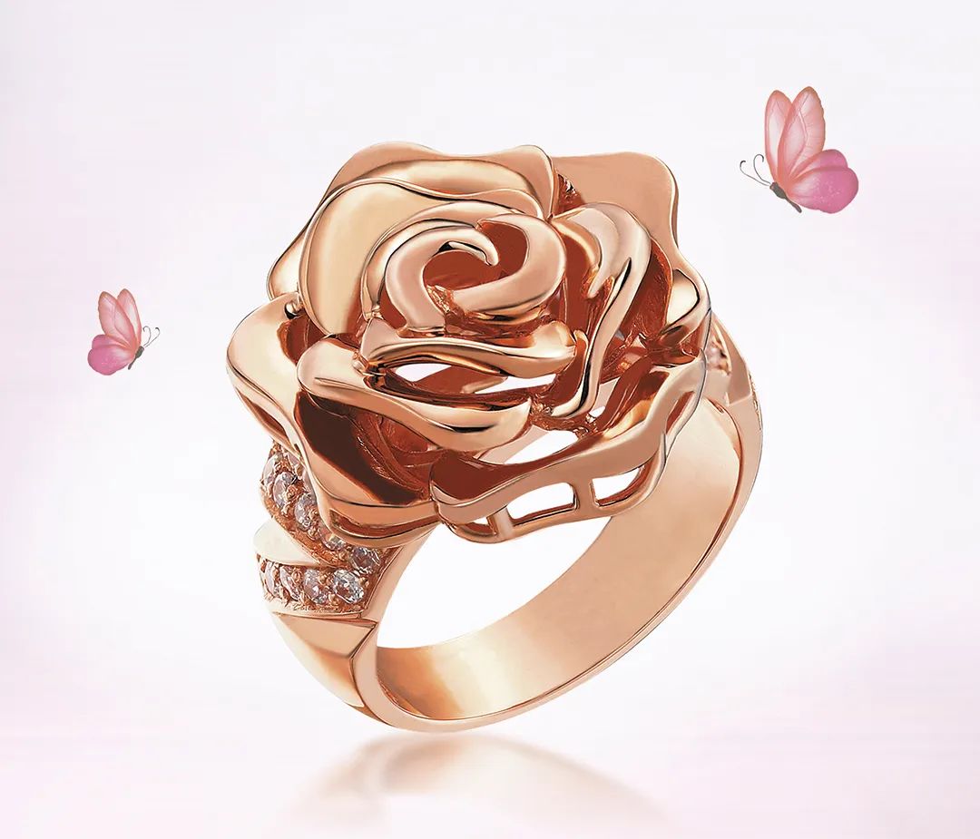 世纪缘珠宝时尚k金节买k金送钻石吊坠美丽要趁早