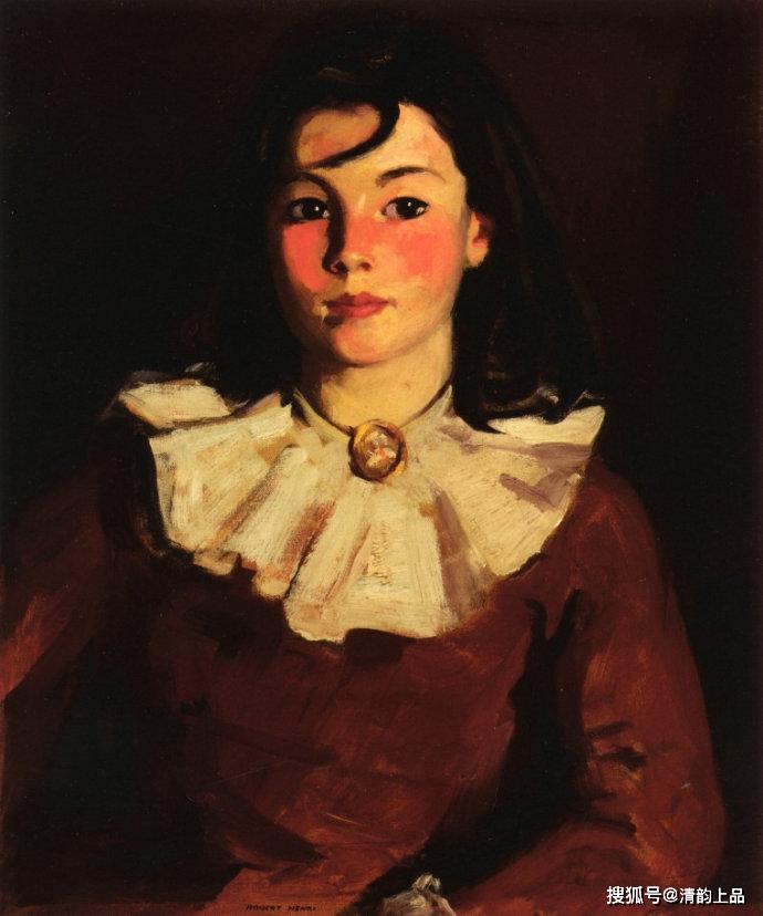 美国著名画家八人社成员之一罗伯特亨利油画人物作品欣赏