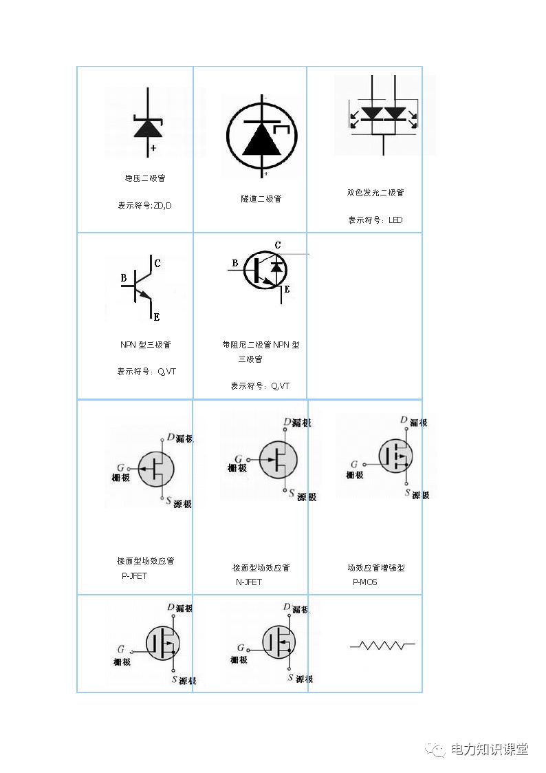 电路图及元件符号大全