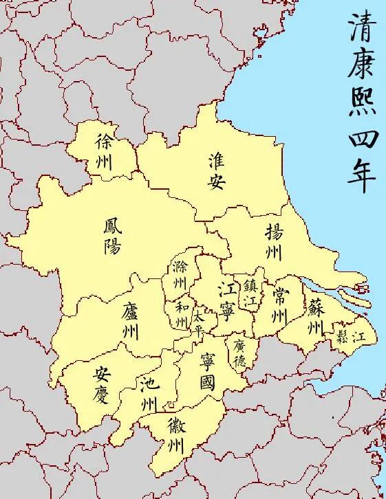 原创明朝最强的南直隶为何被清朝拆分变成现在的江苏安徽上海