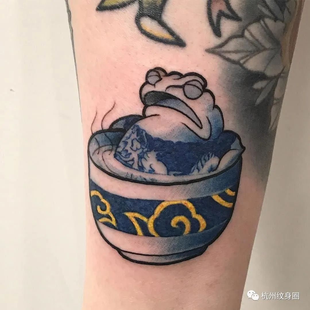 tattoo吉祥的青蛙紋身