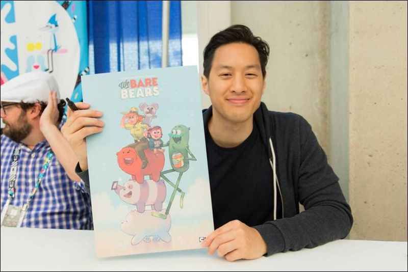 漫画的作者和动画的制片人都是这位美国艺术家,daniel chong.