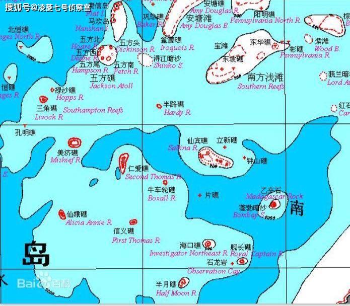 南海鲎藤礁处在礼乐滩位置比较重要