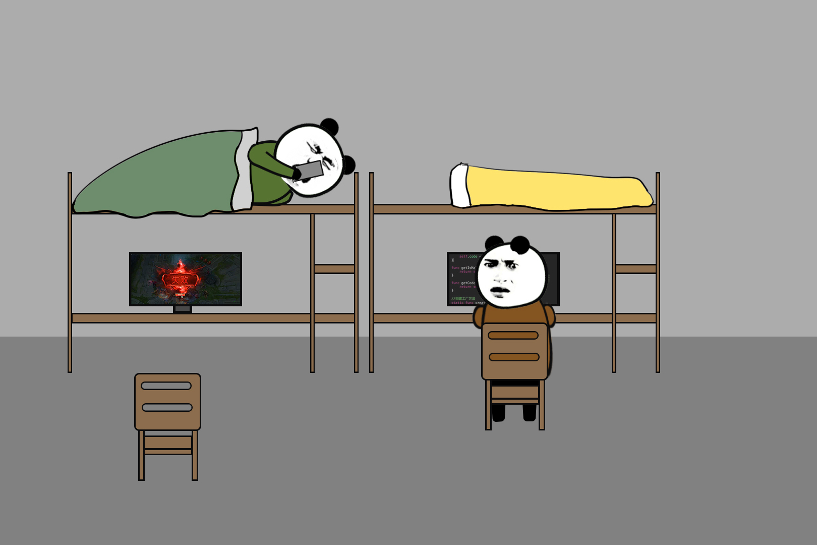 沙雕动画职工宿舍真实发生的事