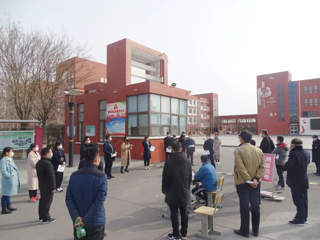战疫情 | 垦利区第二实验中学开展毕业年级开学演练