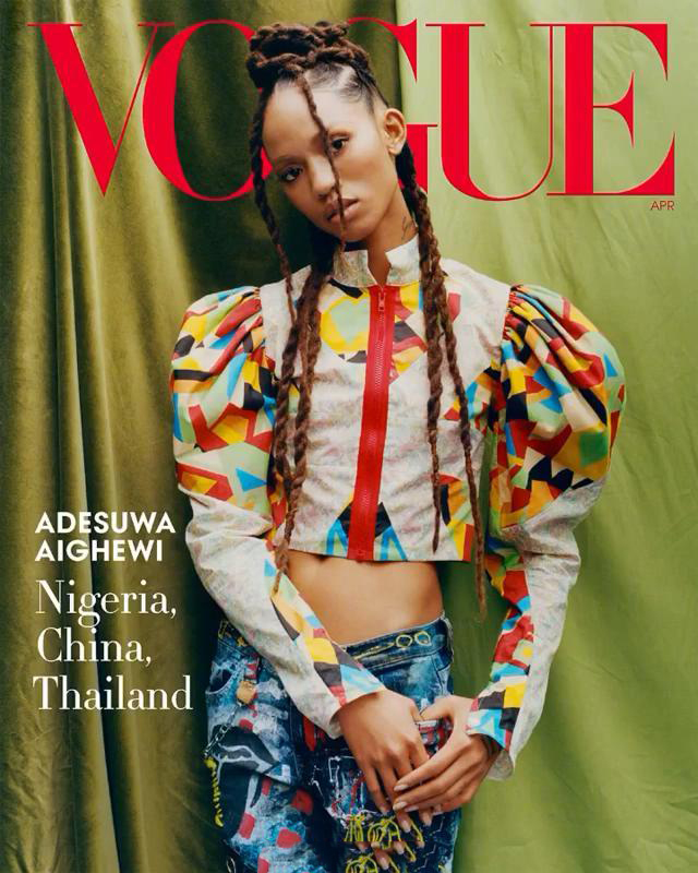 超模刘雯第二次登上VOGUE US 四月刊封面-搜狐大视野-搜狐新闻