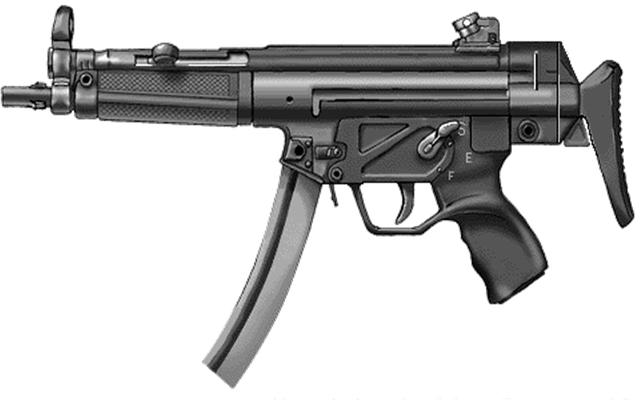 军事丨反恐怖特种部队的标志mp5系列冲锋枪简史