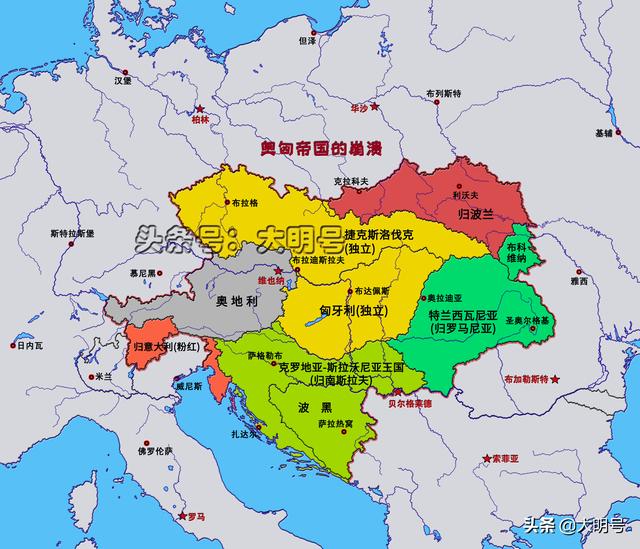 所以当塞尔维亚通过两次巴尔干战争而将领土增加一倍以后,奥匈帝国