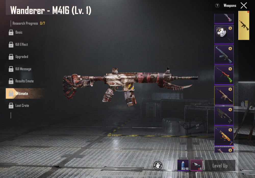 国际服玩家带8个枪皮前来挑战,和平精英:谁能出来一战?_皮肤