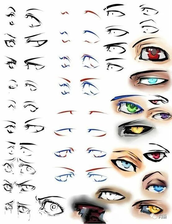 五官手绘,你想要的角度这里都有
