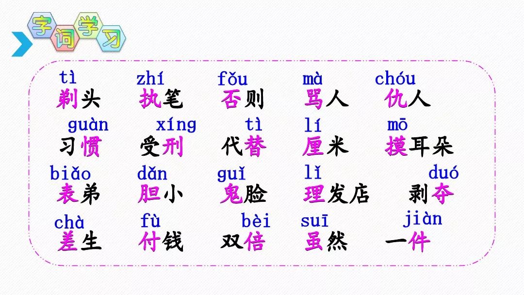 宅家语文课丨部编版三年级下册课文19剃头大师图文解读