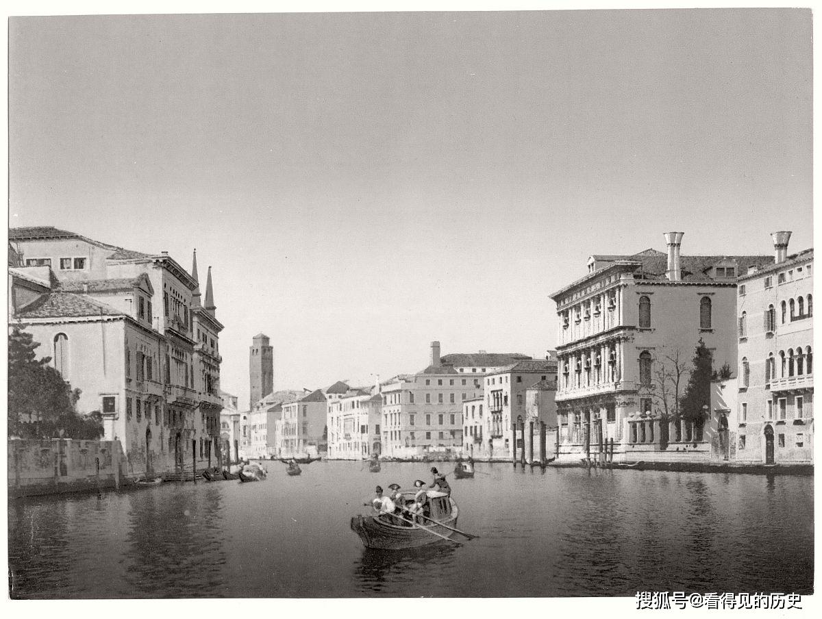 原创20张珍贵老照片带你去看看十九世纪的意大利威尼斯世界著名水城