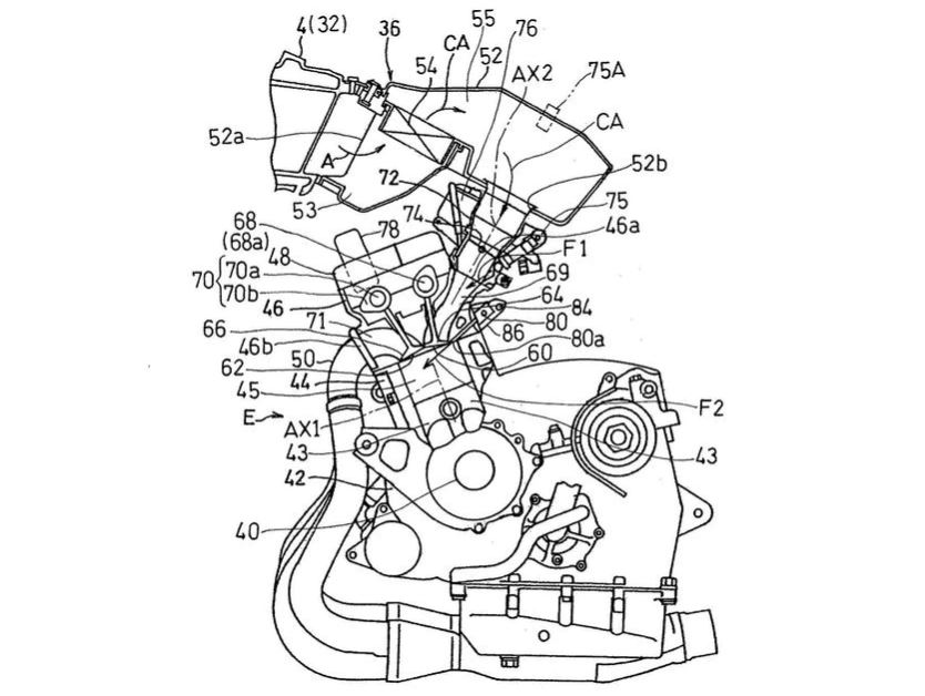 gdi或成为摩托车发展趋势 川崎燃油双喷发动机专利解析