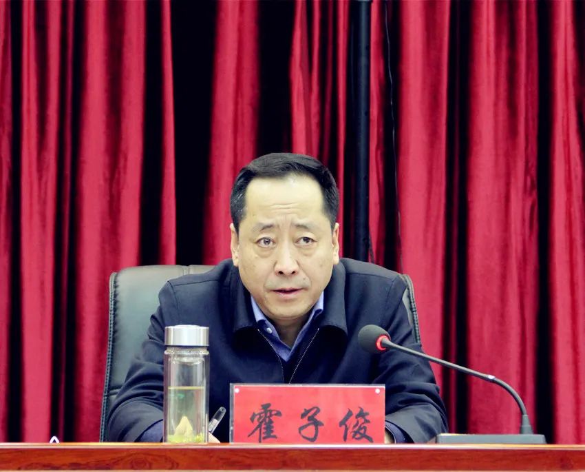 市委常委,市委政法委书记霍子俊出席会议并讲话,副市长,市公安局局长