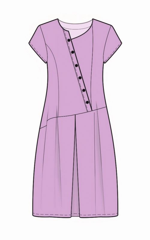 连衣裙短裙外套的效果图款式图uv贴图