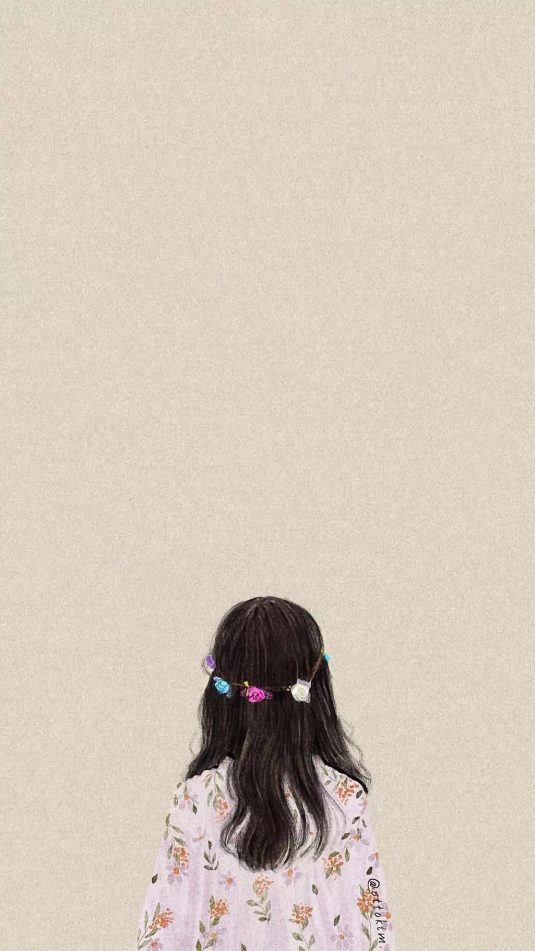 手绘背影壁纸集
