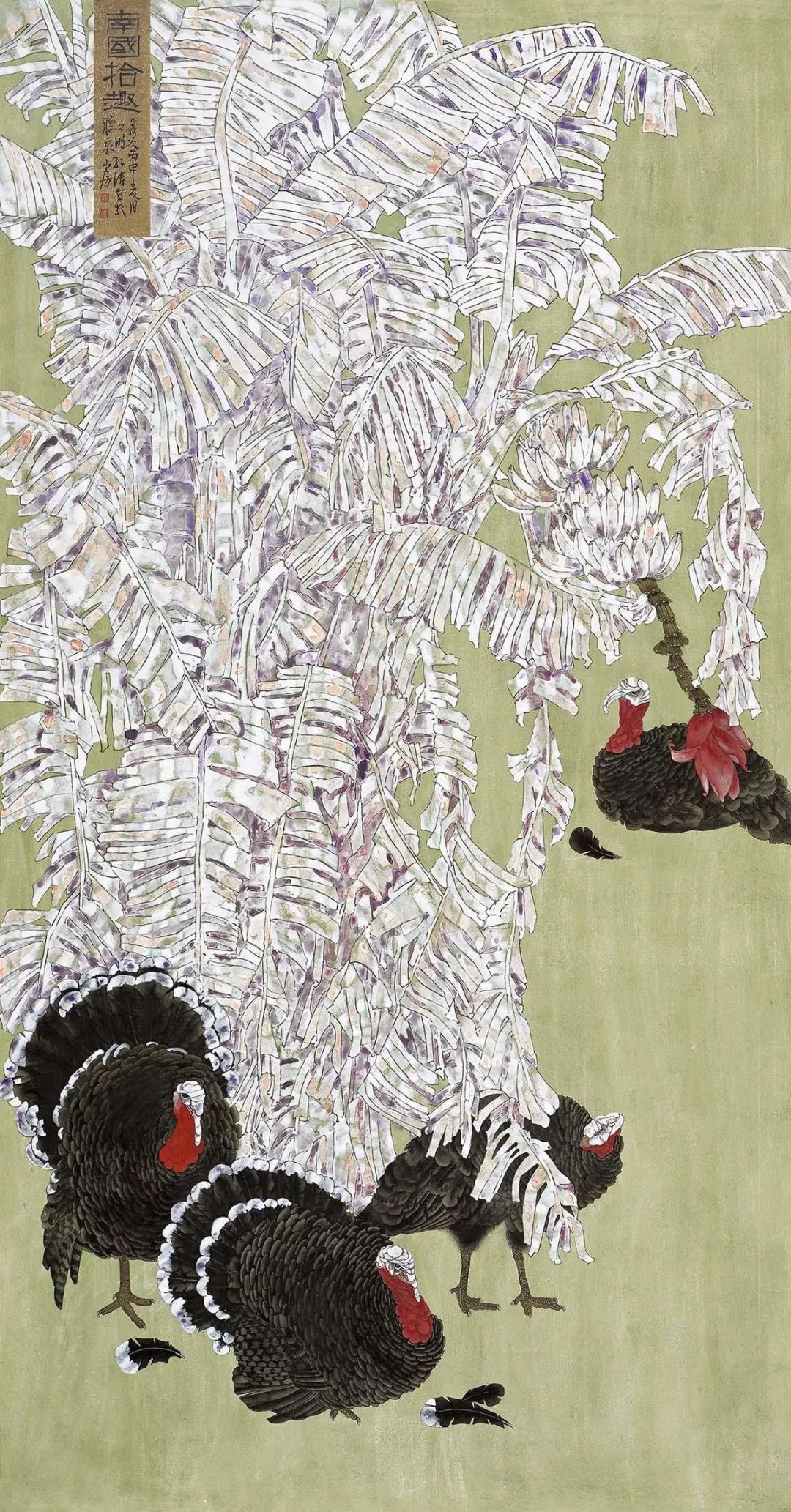 3月21开课袁金奎新写意与泼彩花鸟画长期班45周课35幅画