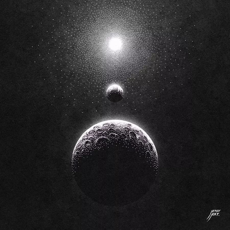 光明擅长于创作繁复深邃的画面—— justin estcourt澳大利亚插画师