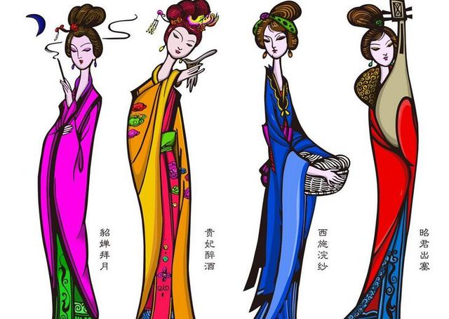 原创娱乐圈这些明星对应古代"四大美女,刘亦菲四美之首西施