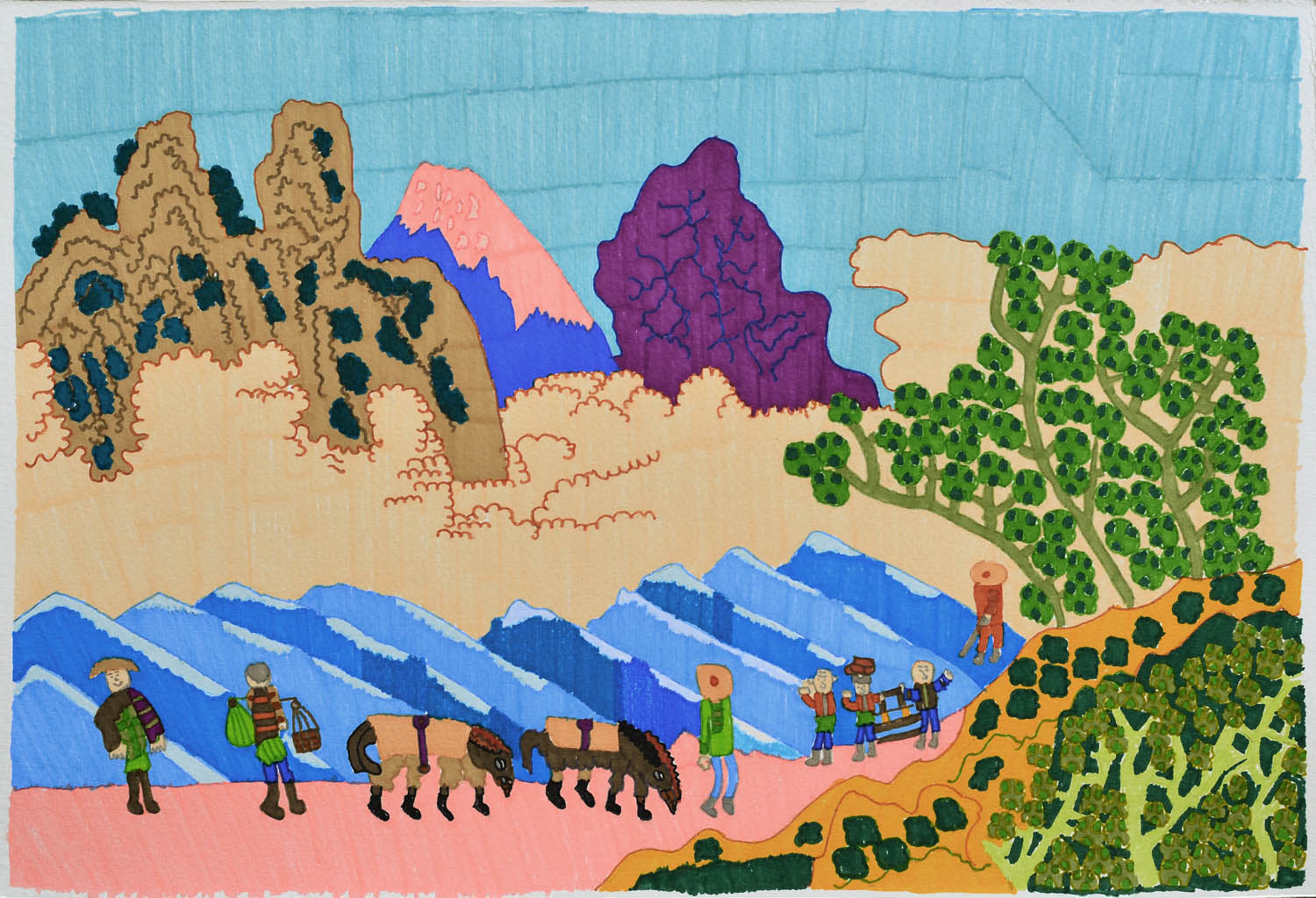 驹田吉行浮世绘系列作品欣赏_日本