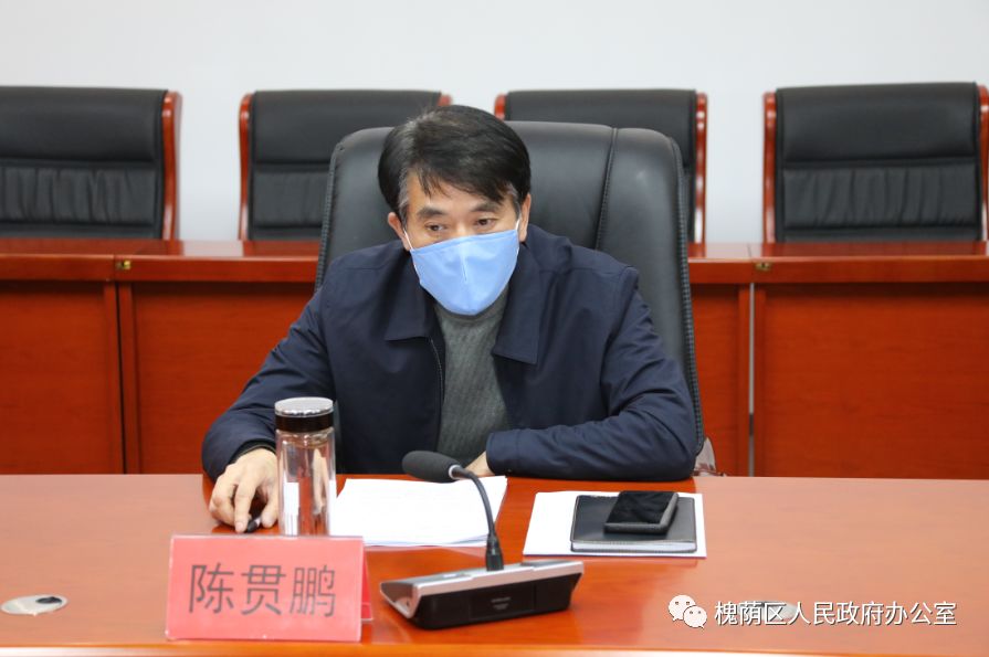 济南槐荫经济开发区管委会主任陈贯鹏,副区长朱军,陈锐,济南槐荫经济