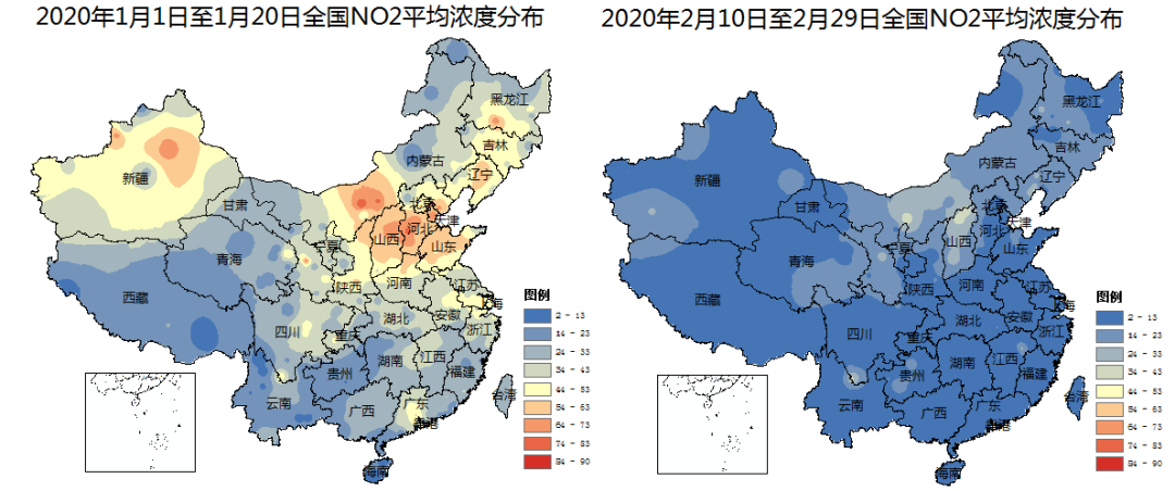 京津冀及周边省市no2平均浓度减少6微克立方米和疫情有多大关系