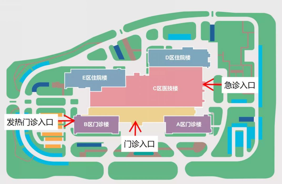 合肥京东方医院平面图图片