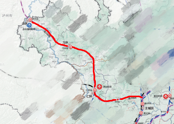 泸遵高速铁路图片