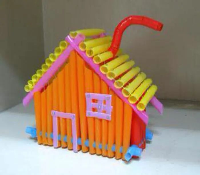 小蛇椅子花朵吸管手工展快拿起刚做好的风笛吹奏一曲吧!