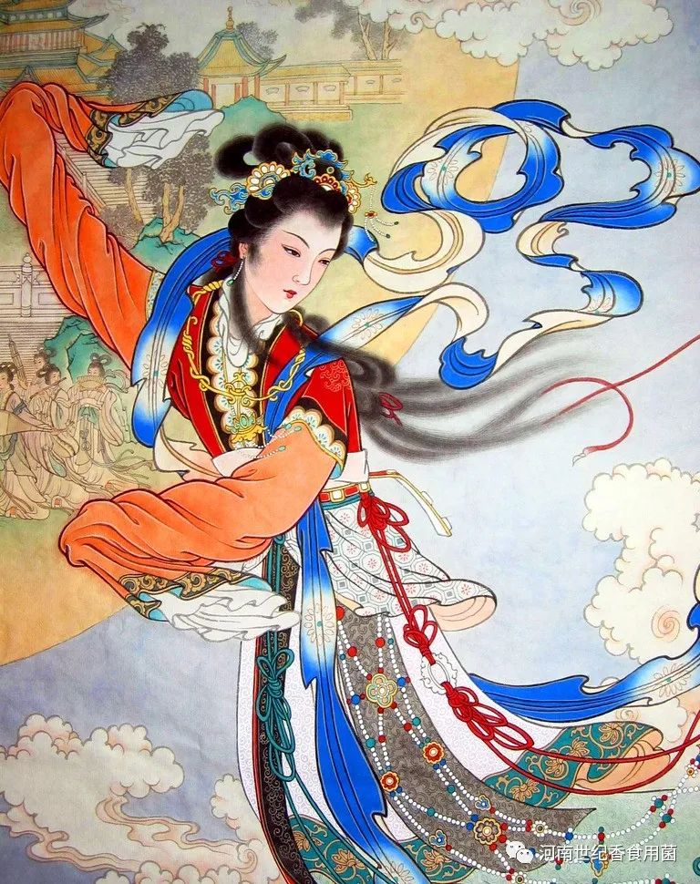 世纪香菌菇文化系列连载之二灵芝传说之嫦娥奔月