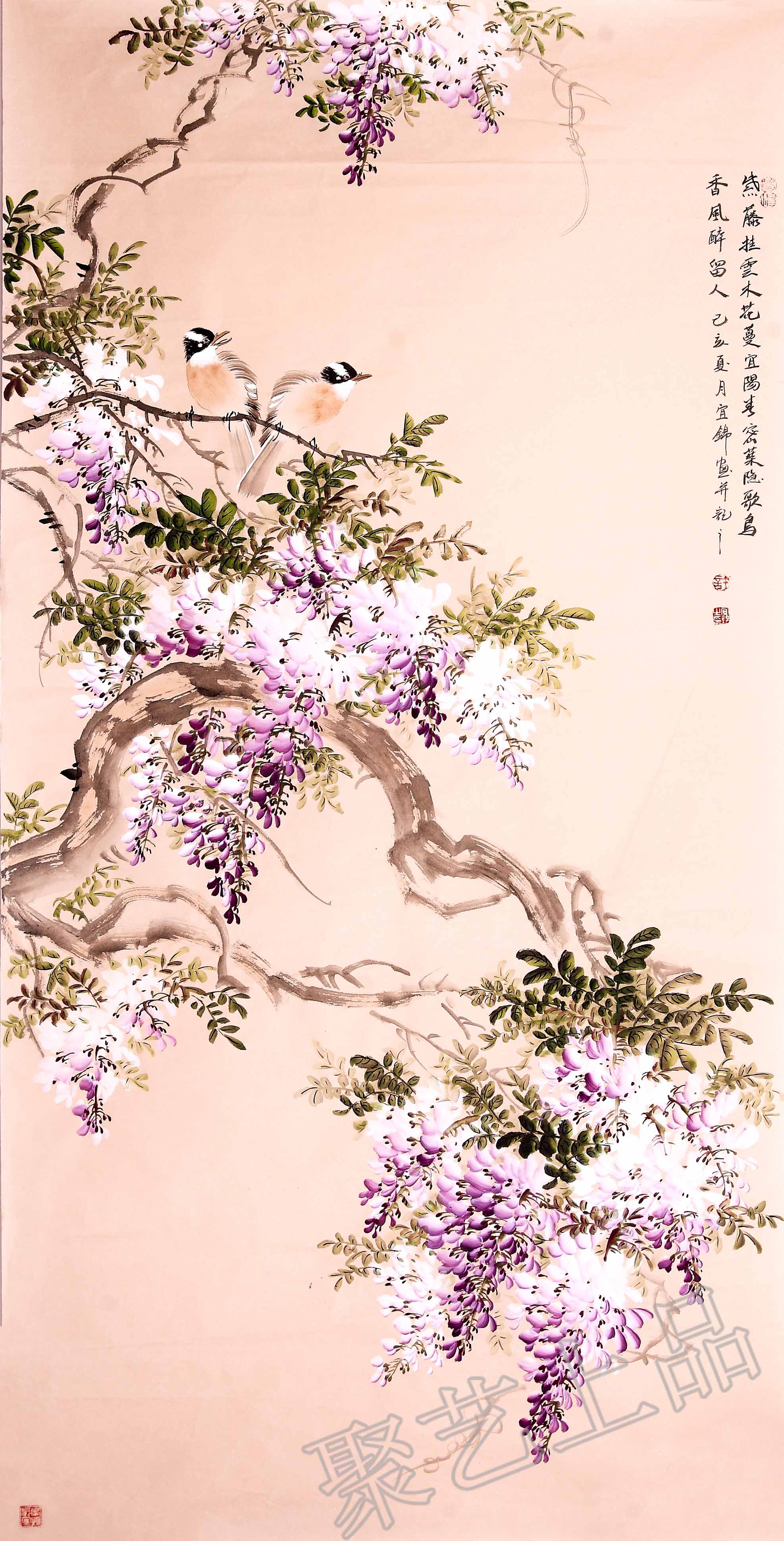 紫藤(紫气东来)——赋予人们吉利吉祥美好长寿沈天赐