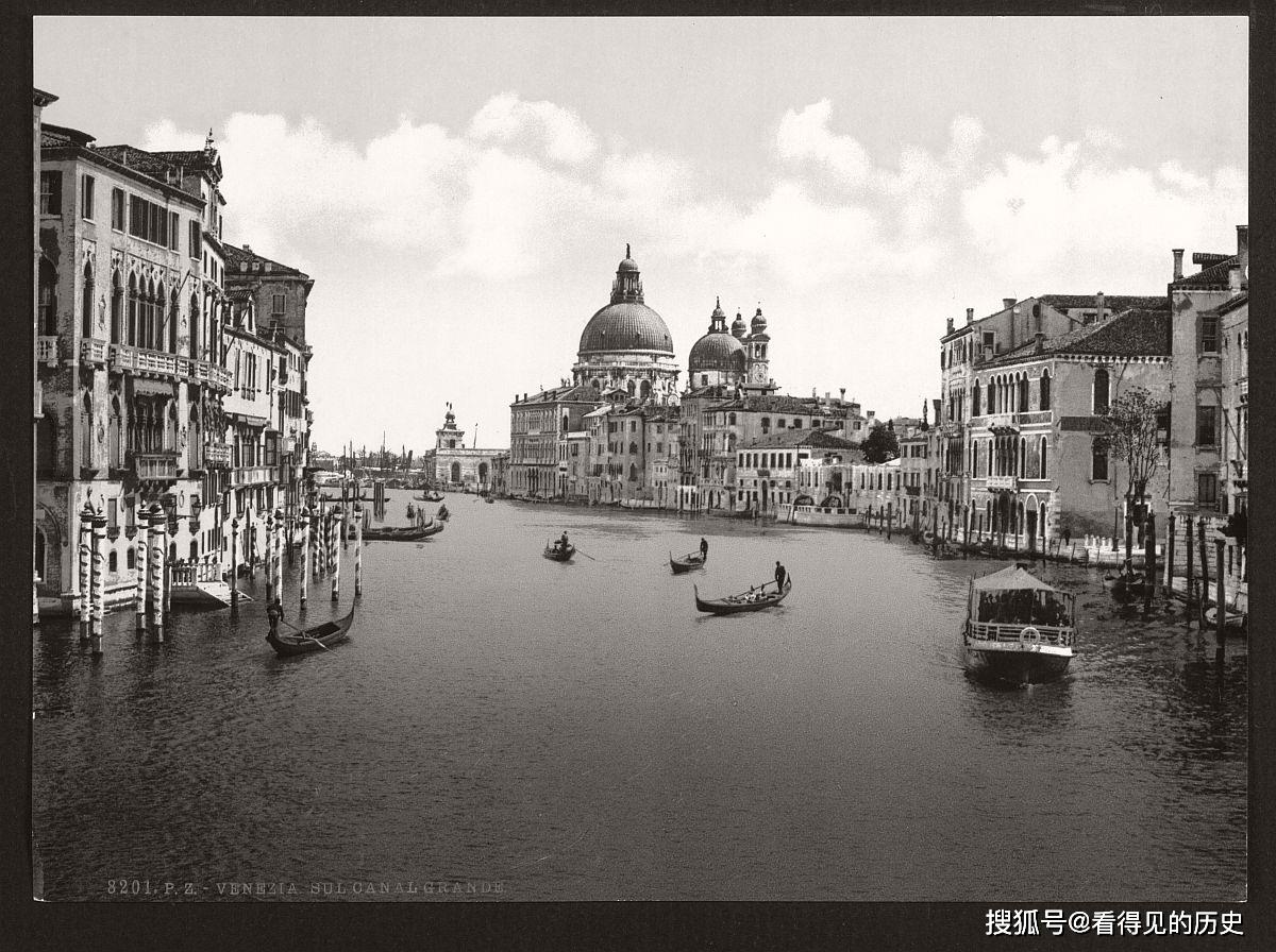 原创20张珍贵老照片带你去看看十九世纪的意大利威尼斯世界著名水城