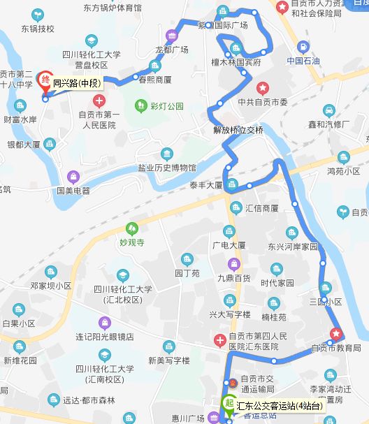 合川528公交车路线图图片