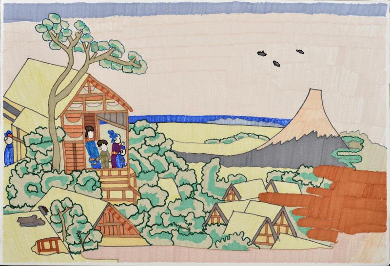 驹田吉行浮世绘系列作品欣赏_日本