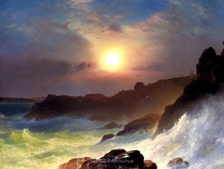 以浪漫光色效果表达让人崇敬的神奇自然美国画家fredericedwinchurch