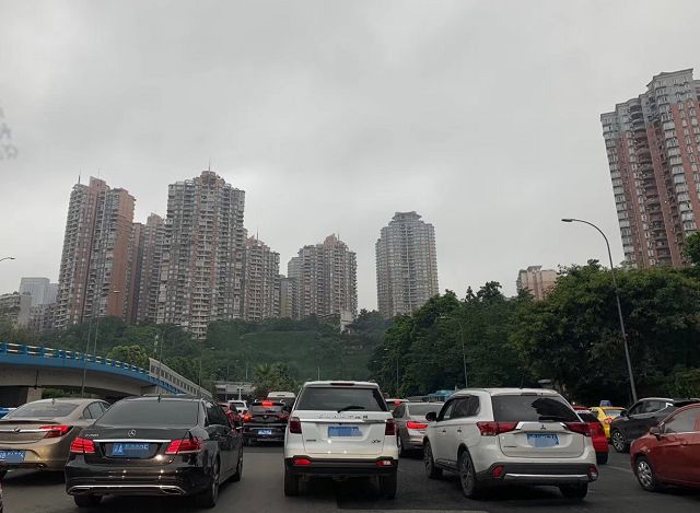 终于涪陵又堵车了