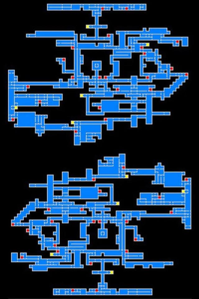 gba 的《恶魔城之月下夜想曲》,两款游戏都有一个共同特点,就是地图的