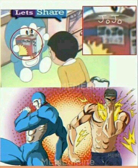 哆啦a梦也喜欢看jojo那是你穿越了