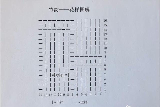 儿童棒针竹节花样v领套头毛衣附花样图解