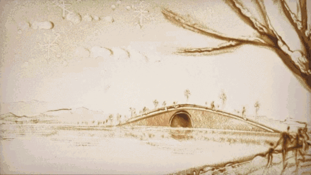 中国沙画第一人高赞民挥沙成画动态人生