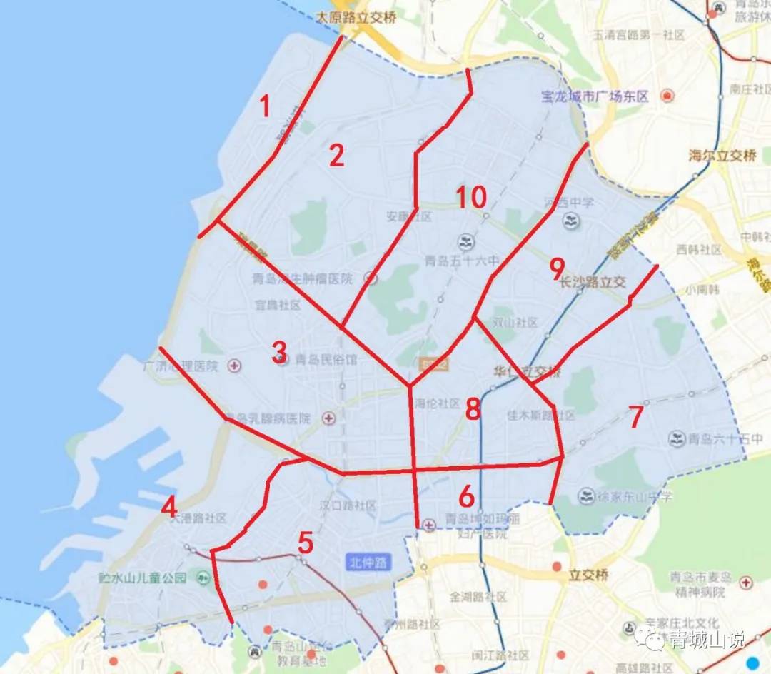 市北区政区图图片