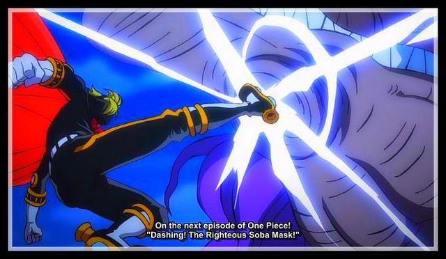 原创海贼王925集情报山治穿上杰尔马66隐身战斗服全程吊打佩吉万