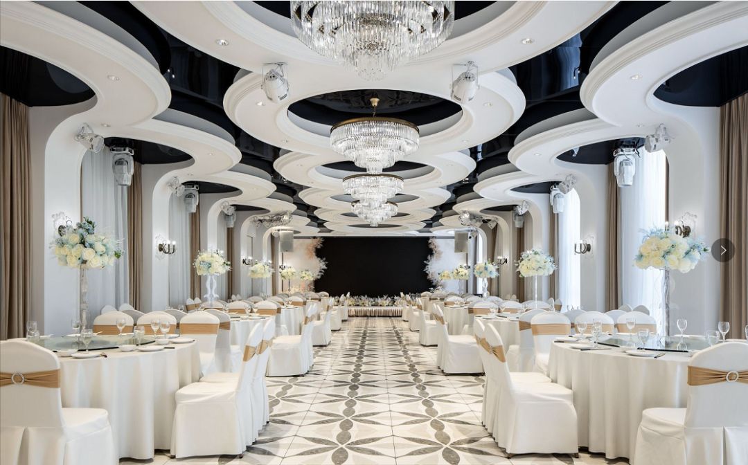 一站式婚礼堂舞台背景如何选择_宴会厅