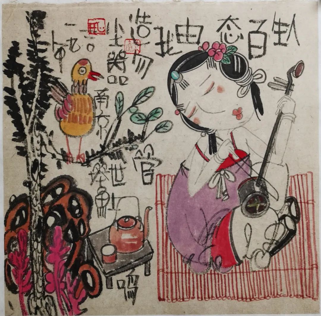 有趣的笨鱼——笨鱼的画_南京