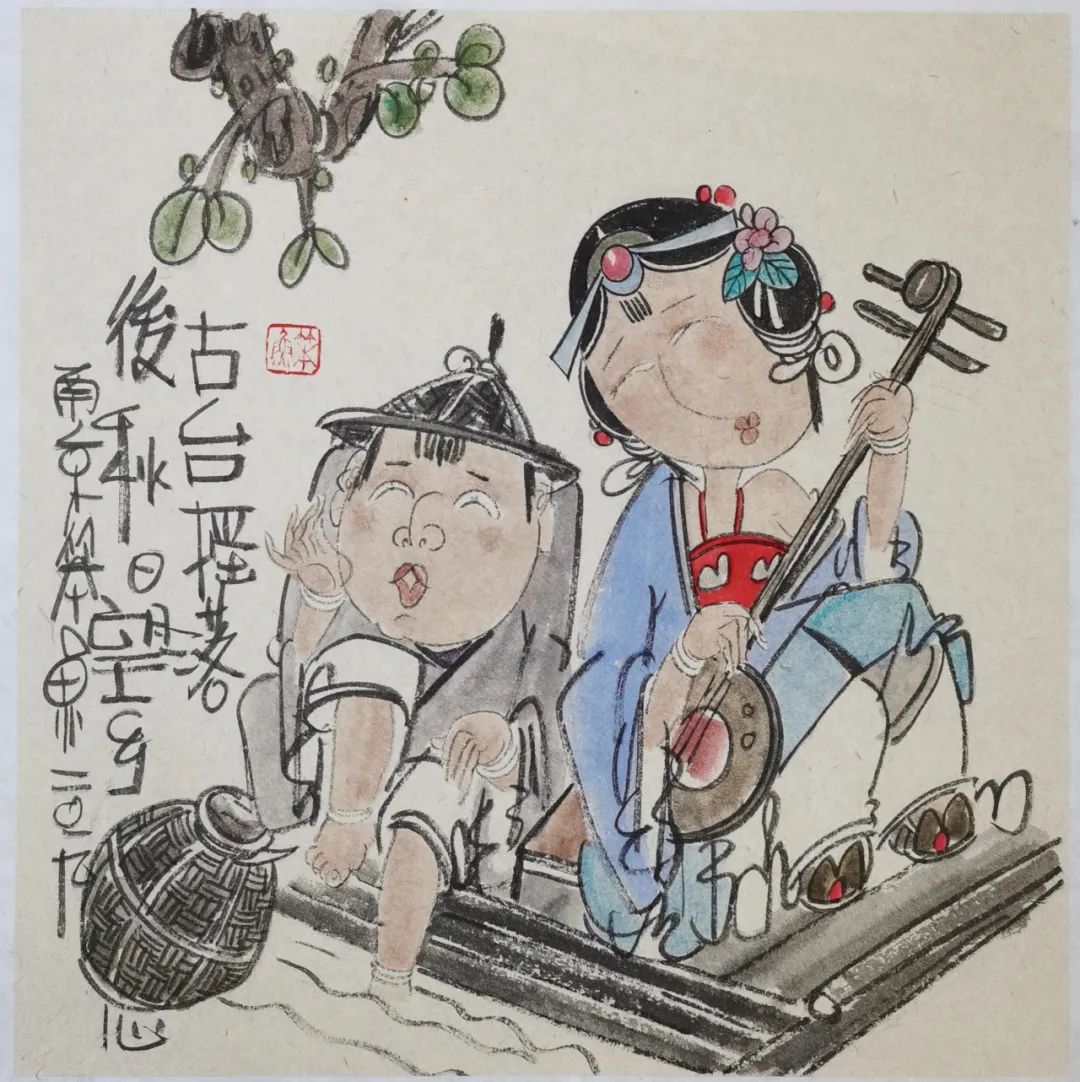 有趣的笨鱼——笨鱼的画_南京