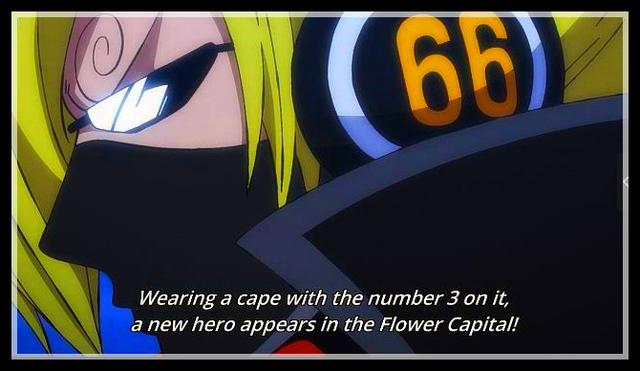 原创海贼王925集情报山治穿上杰尔马66隐身战斗服全程吊打佩吉万