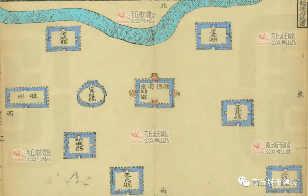 《归德府志》《商丘县志》中各县地图彩色版!