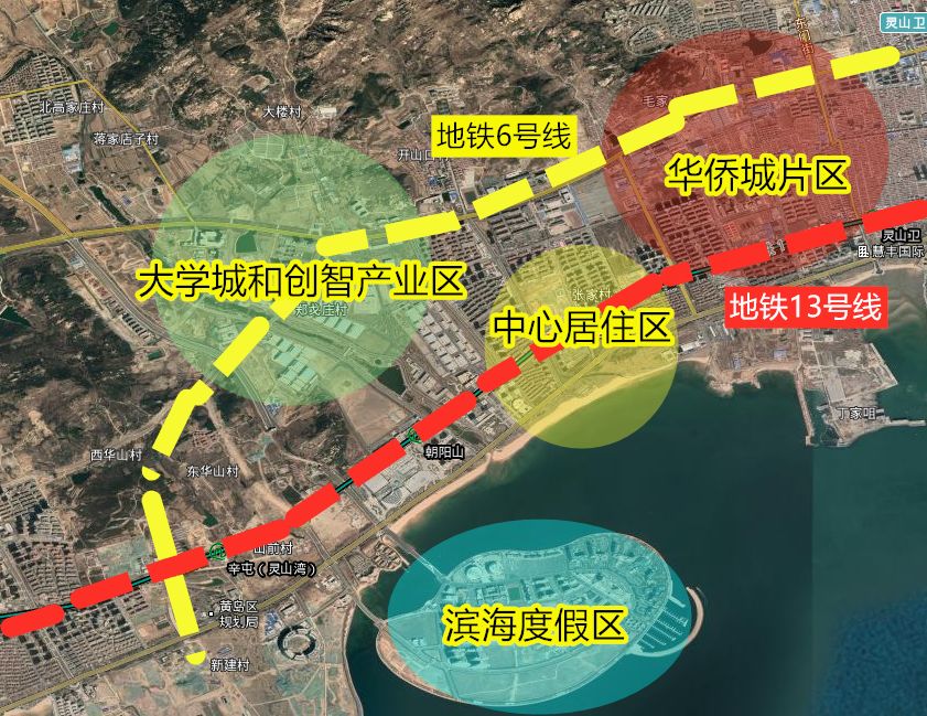 区政府已经开始大力推动以灵山湾中心居住区为核心的产城融合发展规划