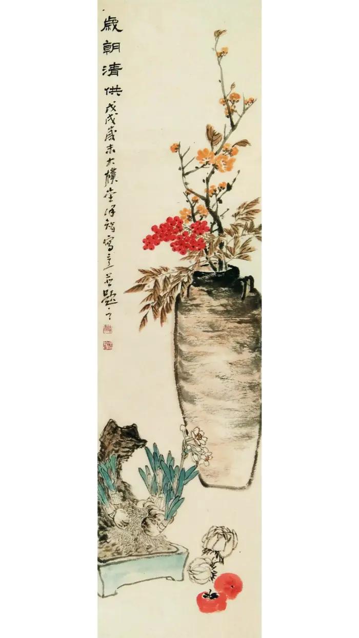 潘泽智博古画作品欣赏