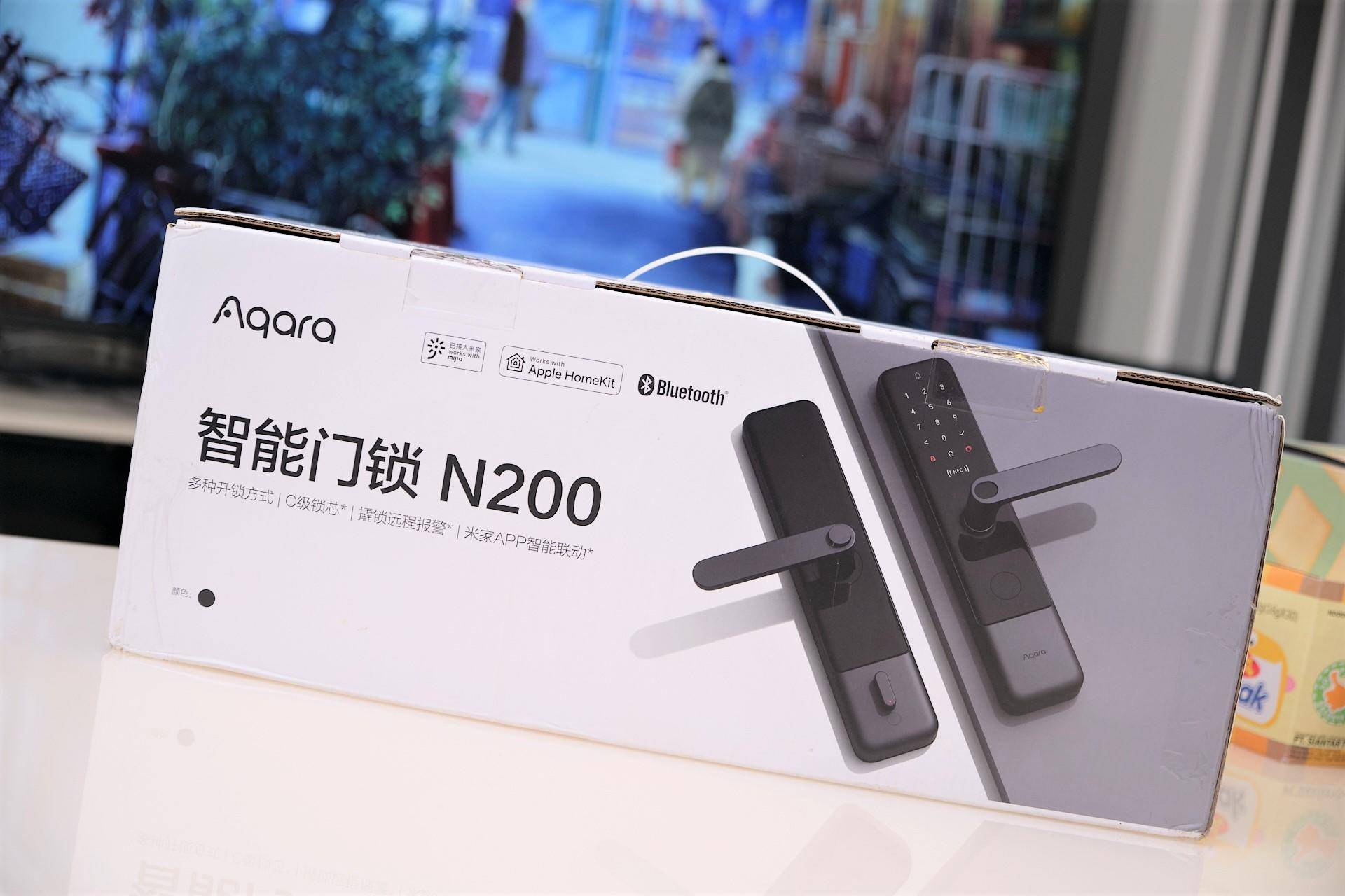 新品开箱:aqara 智能门锁 n200